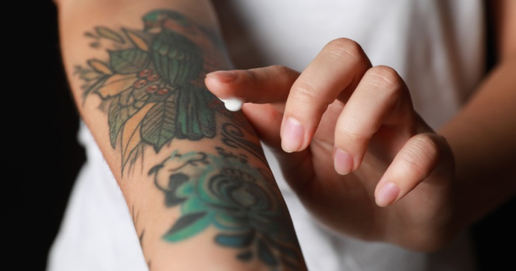 Aftercare for Lace Under Breast Tattoos