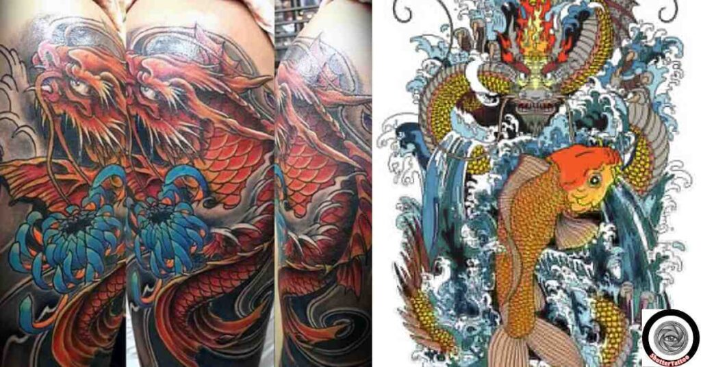 Key Elements in Koi Dragon Tattoo Design