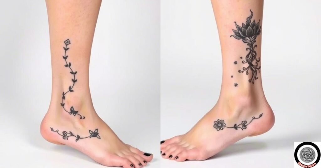 Ankle and Foot Tattoos Grounding Your Spirituality